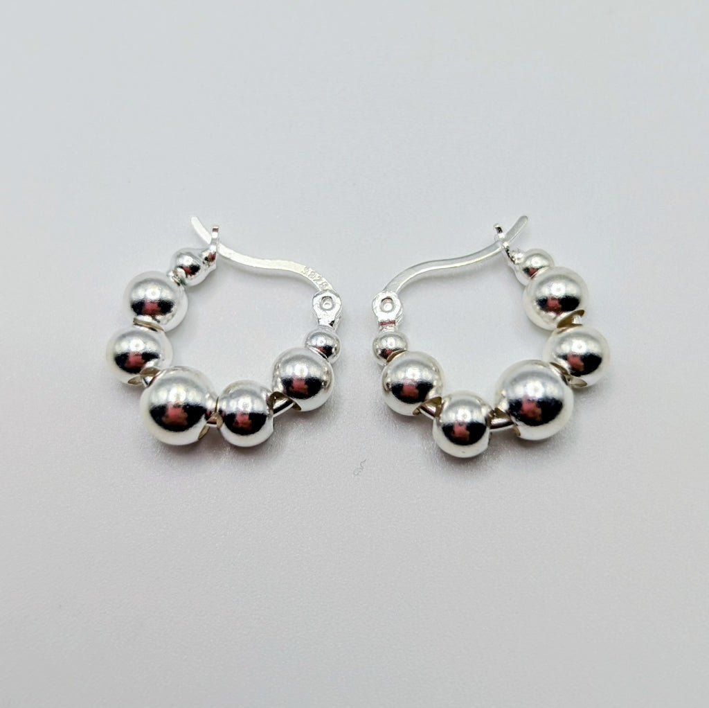 Sterling Silver Bubble Earrings