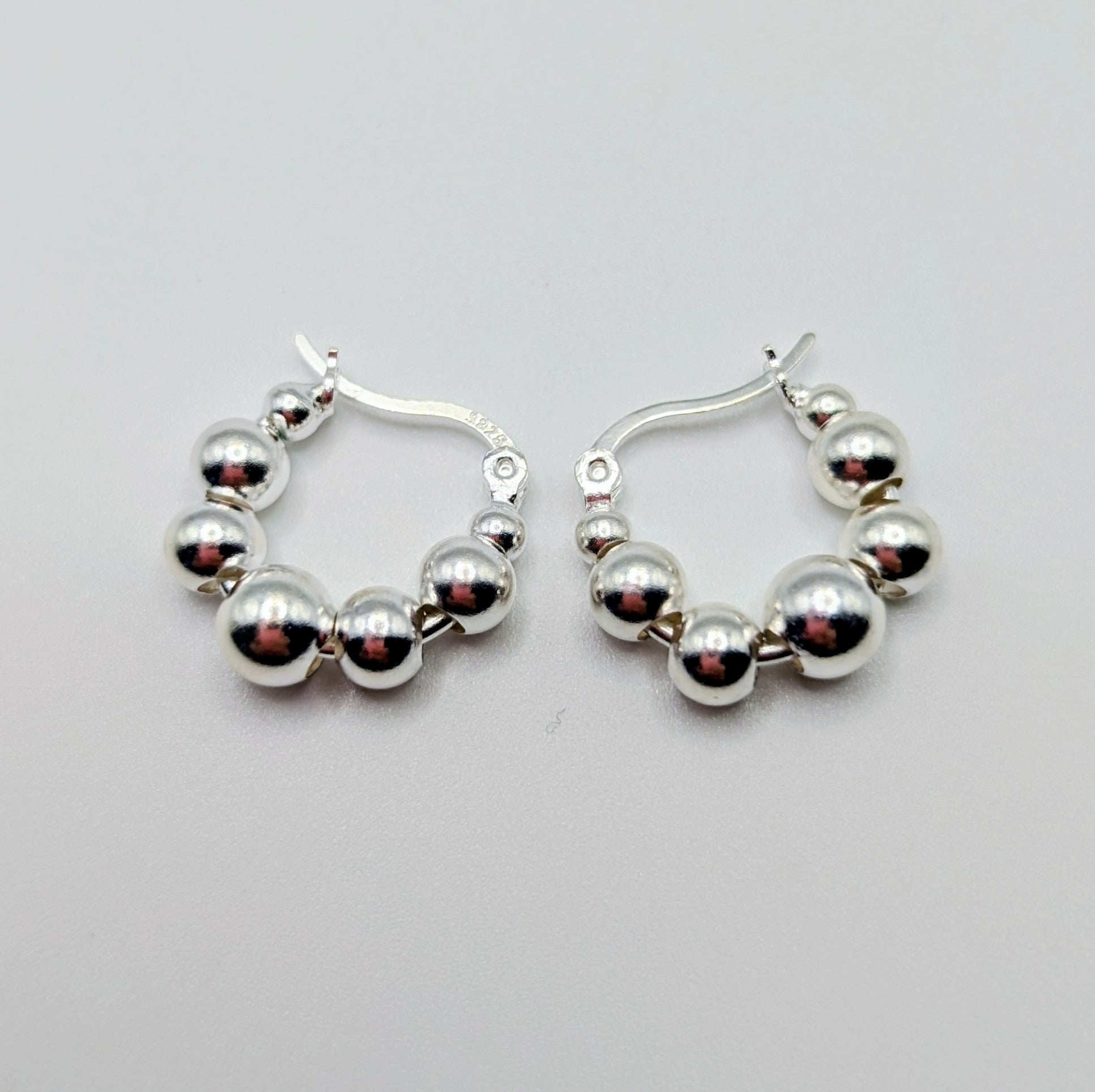 Sterling Silver Bubble Earrings