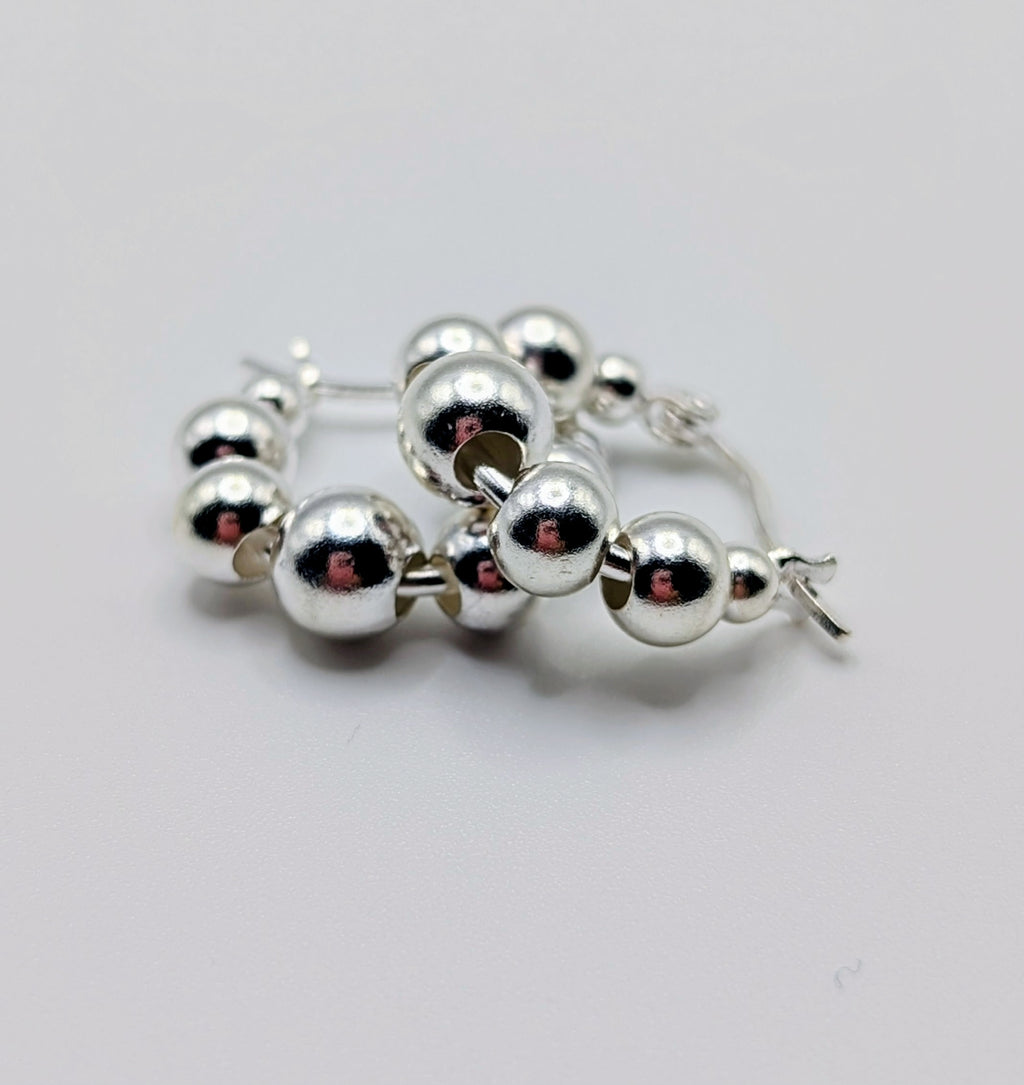 Sterling Silver Bubble Earrings