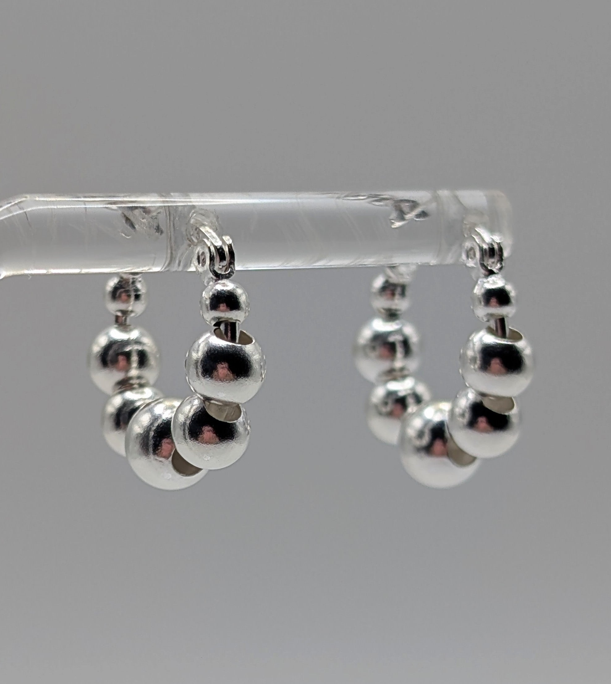 Sterling Silver Bubble Earrings