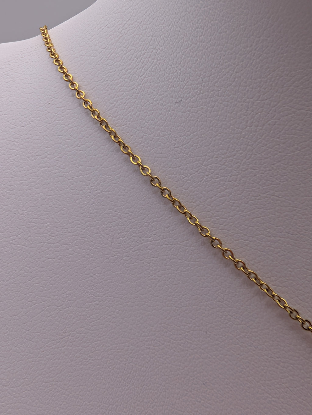 Stainless Steel Gold Plated PVD Sun Coin Pendant Necklace